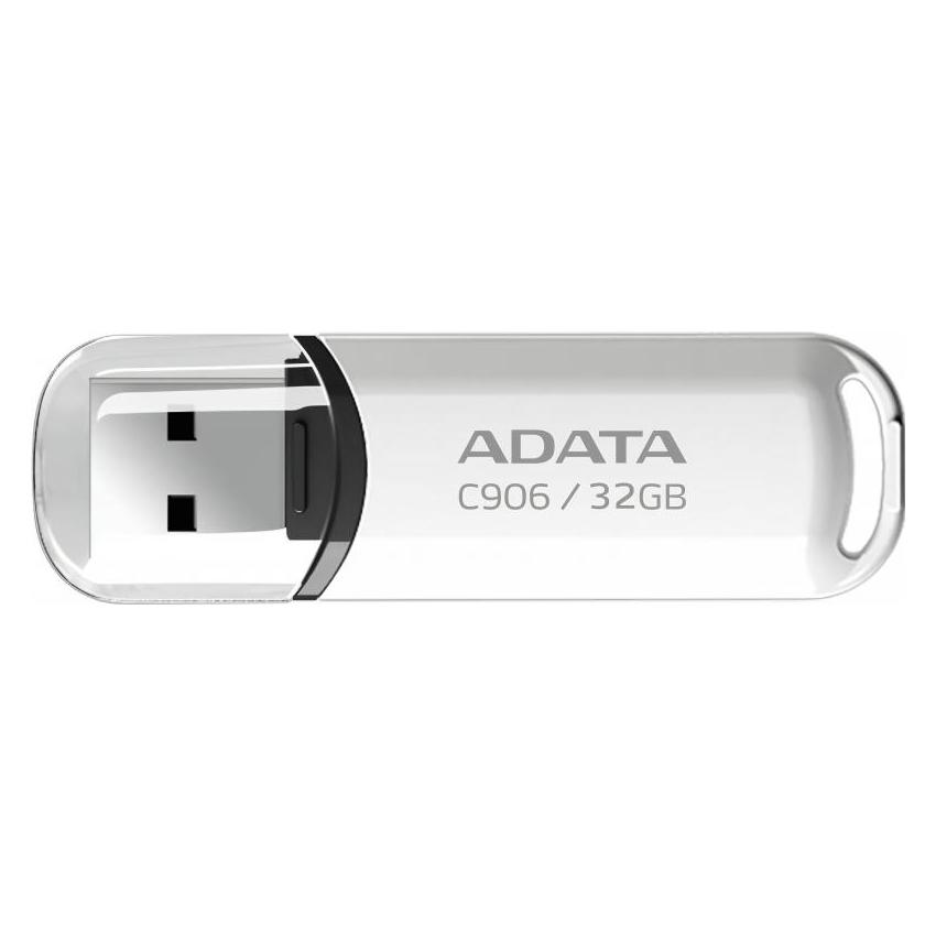 Adata Classic Series C906 USB-Flash-Laufwerk 32 GB weiss (32 GB, USB-A) (AC906-32G-RWH)