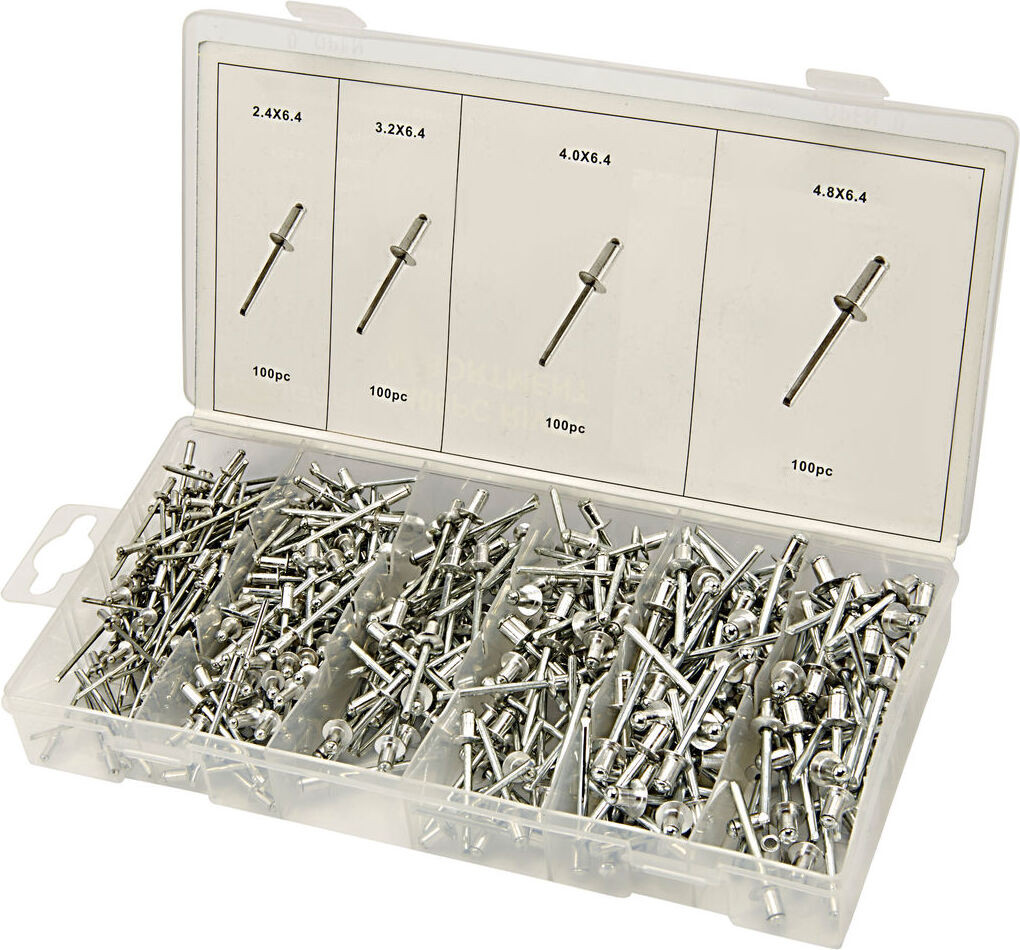 HBM Krachtig strijkijzer met set van 400 popnagels