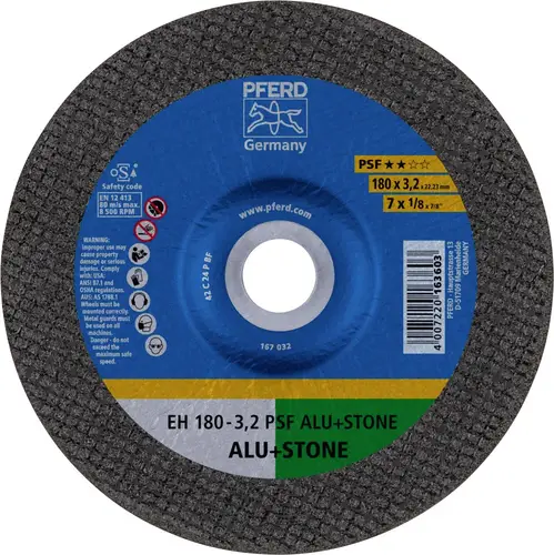 PFERD TOOLS EH 180-3,2 PSF ALU+STONE 61823222 Trennscheibe gekröpft 180mm 25 St. Aluminium, NE-Metalle, Titan, Titanlegierung