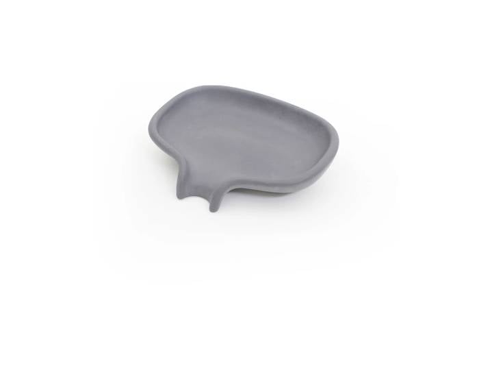 Bosign Porte-savon Soap Saver Flow avec bec d’écoulement en béton Gris