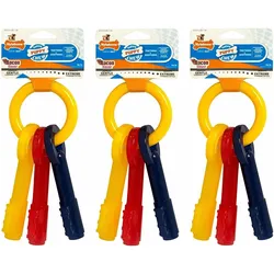 Nylabone Puppy Teething Keys - Bacon XS (Welpenspielzeug), Hundespielzeug