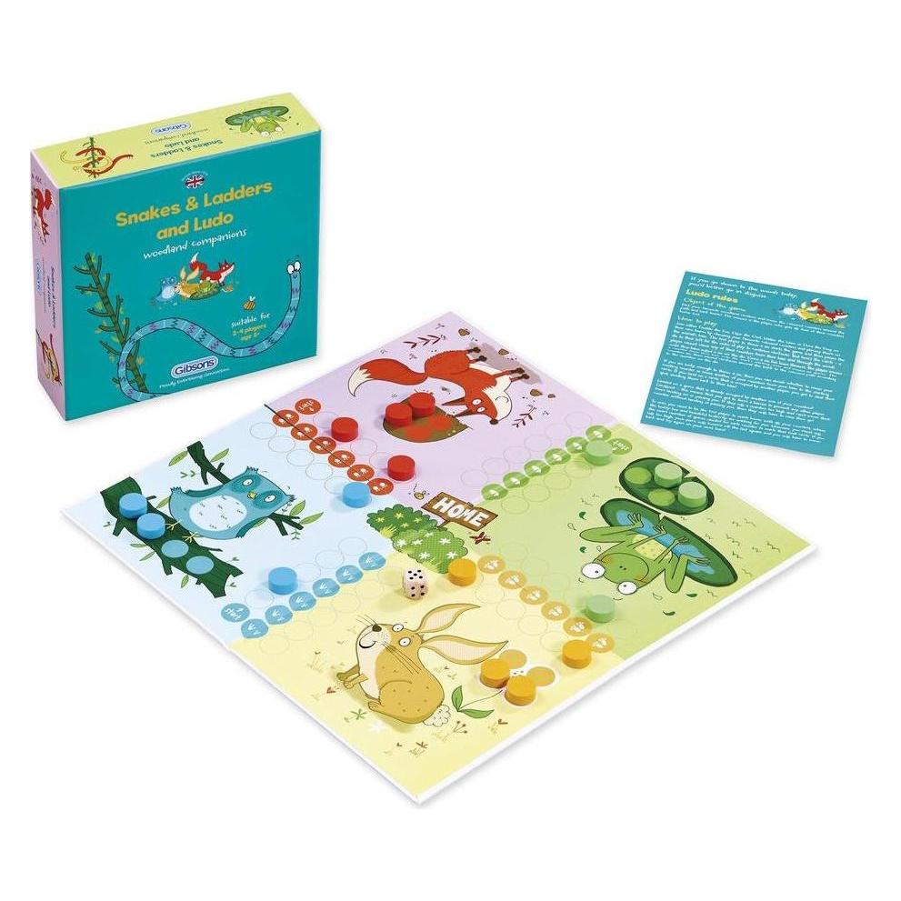 Gibsons G9013 Snakes & Ladders and Ludo (Englisch, 2 - 4 Spieler) (33079887)