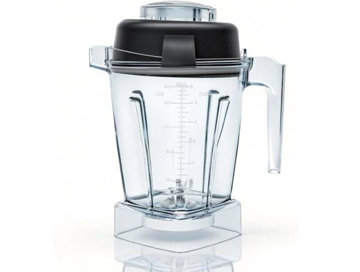 Mixer-Krug-Ersatzbehälter, Kompatibel For Vitamix, 5200 5300 750 7500 5000 6300 E310 E320, 48oz Low-Profile, Kommt Mit Edelstahlklinge, Spülmaschinengeeignet