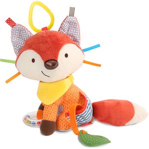 Skip-Hop Motorikspielzeug Bandana Buddies Fuchs, Aktivitätsspielzeug aus Stoff, ab 0 Monate