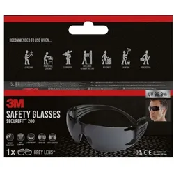 3M Schutzbrille »SecureFit™ 200« grau