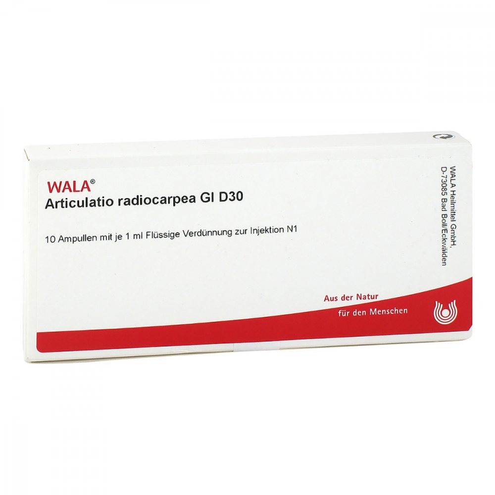 WALA Heilmittel GmbH Articulatio Radiocarpea Gl D30 Ampullen 02907253