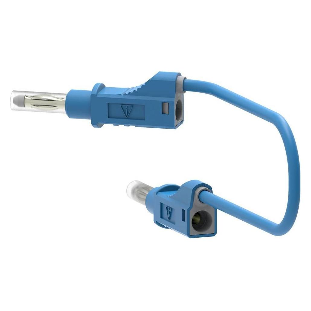 Electro PJP 2211/600V-CD1-50BL Messleitung Bananenstecker 50 cm Blau 1 St. (2211/600V-CD1-50BL)