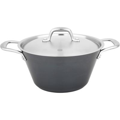 Fleischtopf CARL SCHMIDT SOHN "Altena", grau (dunkelgrau), Ø:24cm, Töpfe, Fleischtopf, Ø 24 cm, Induktion