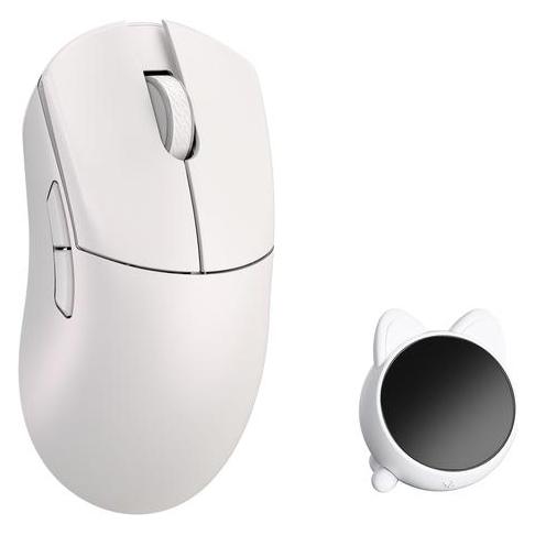 WLMouse Huan - White (Omron Optical) Wireless 8K Magnesium Mouse (Kabelgebunden, Kabellos) (HUAN-WHITE-O)
