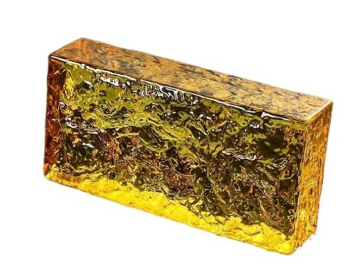 Glasbausteine, 7, 8 x 3, 9 1, Zoll for Raumteiler und Dekoration(Yellow)