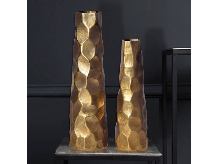 Ensemble de vases Marahl 2 pièces Doré/Doré