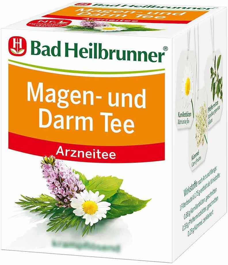 Bad Heilbrunner Magen- und Darmtee N 8X1.75g