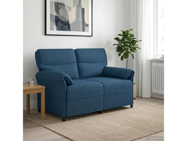 ZQQLVOO Sofa 100% Polyester, Metallrahmen, MDF Modernes Design, Schaumstoffkissen, Klappbare Armlehnen, Wohnzimmer
