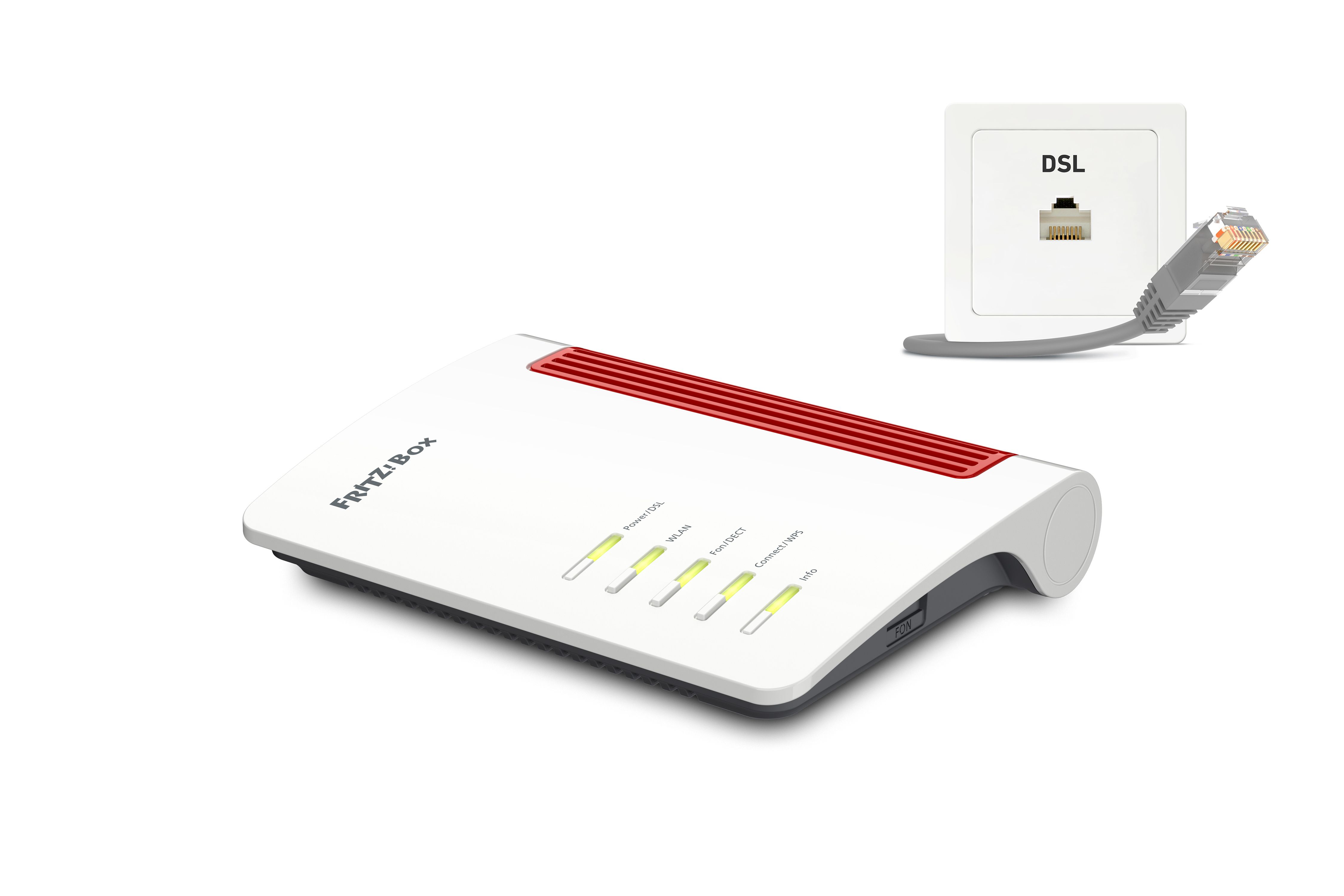 FRITZ!Box 7530 AX WiFi 6 Router Dual-Band 2,4/5 GHz 1800 Mbit/s 20002930