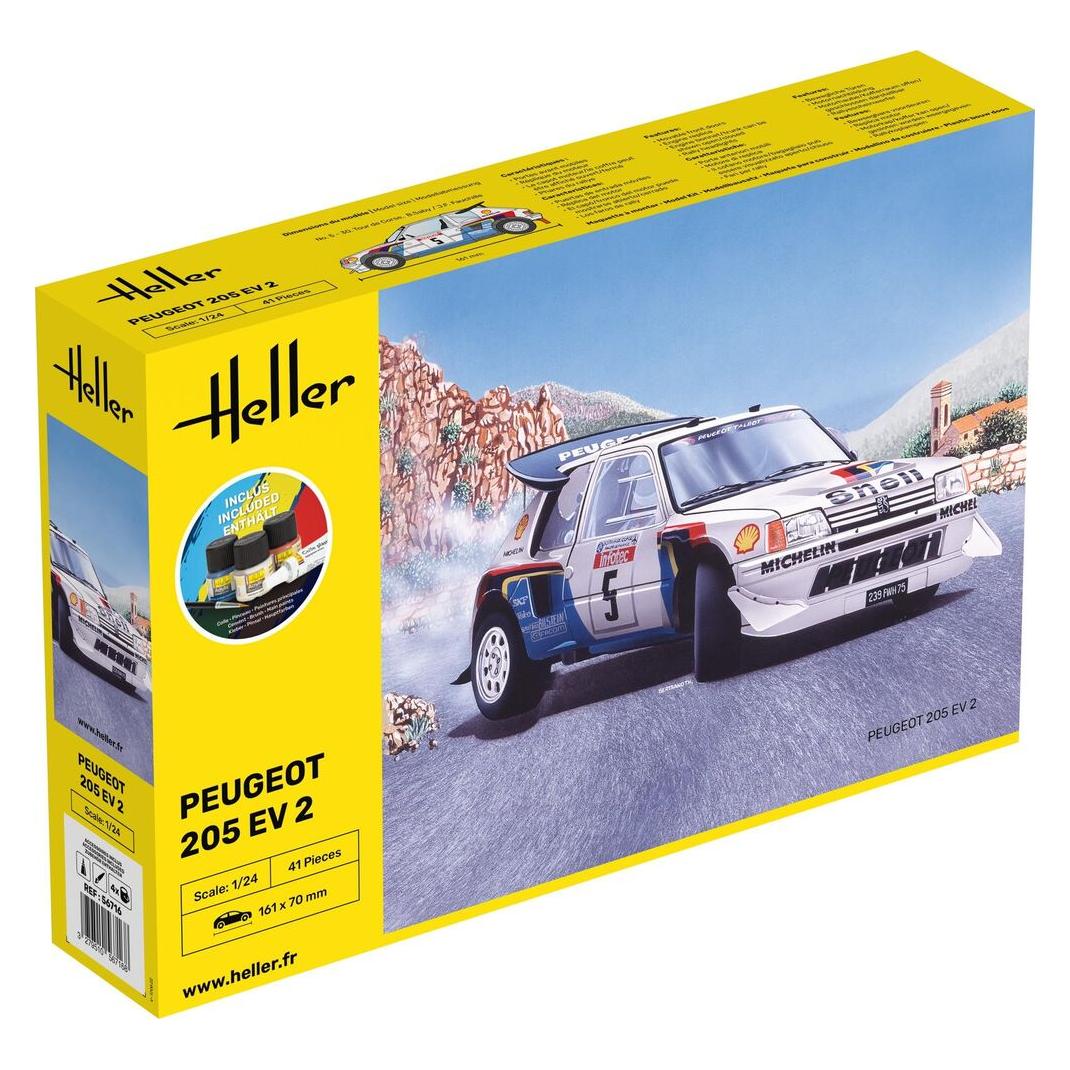 Heller STARTER KIT Peugeot 205 EV 2 (56716)