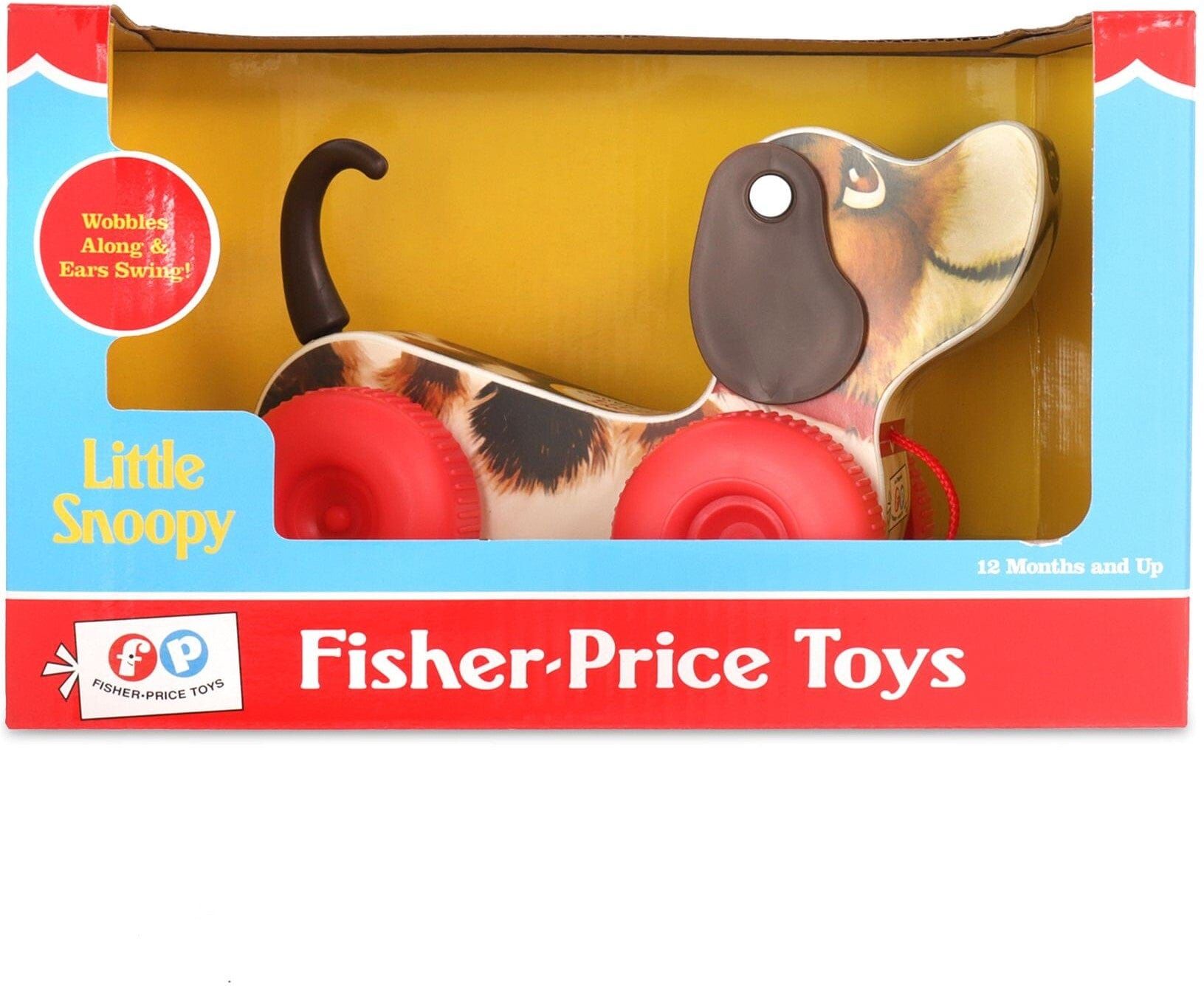 Basic Fun Fisher Price Classic Little Snoopy Toy - Suitable for Children Aged 1 Year and Older - Baby Activity Toy