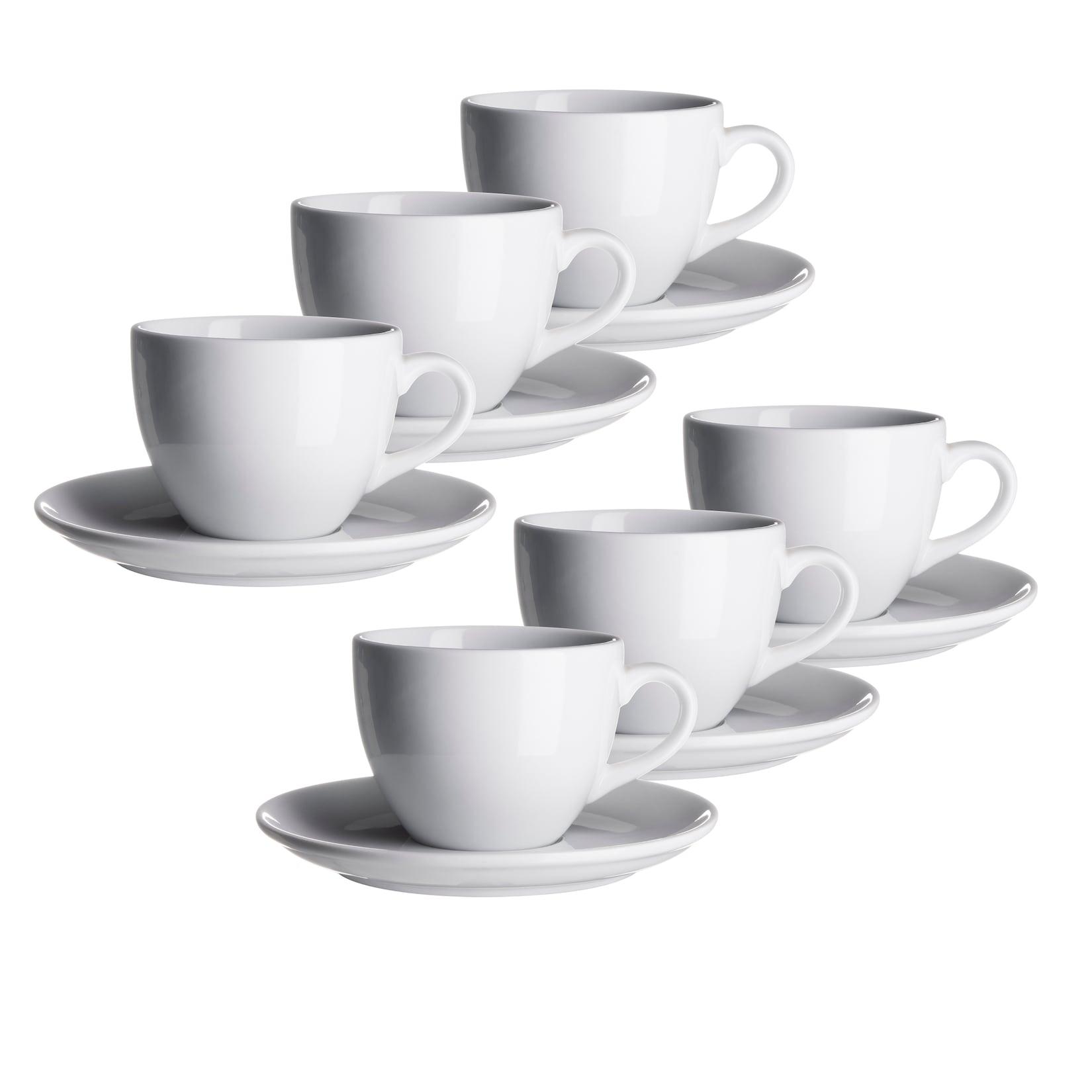 Mäser Kaffeetassen-Set, Porzellan COLOMBIA weiß