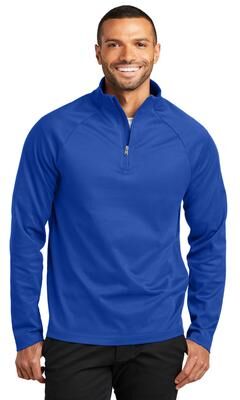 Port Authority K870 C-FREE Cypress 1/4-Zip in True Royal Blue size XL   Polyester Blend