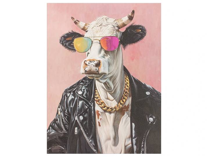 Gemälde Bull Easy Dressed Cool image LAND