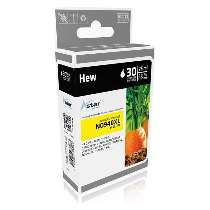 Astar Gelb  - Tintenpatrone - für HP Officejet Pro 8000 (Y) (AS15380)