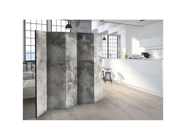 Paravent Hail Cloud Fleece Grau 225 x 172 x 3cm
