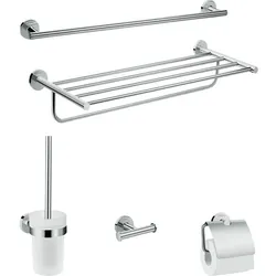 Hansgrohe Bad-Accessoire-Set Logis Universal 41728000, 5-teilig, chrom