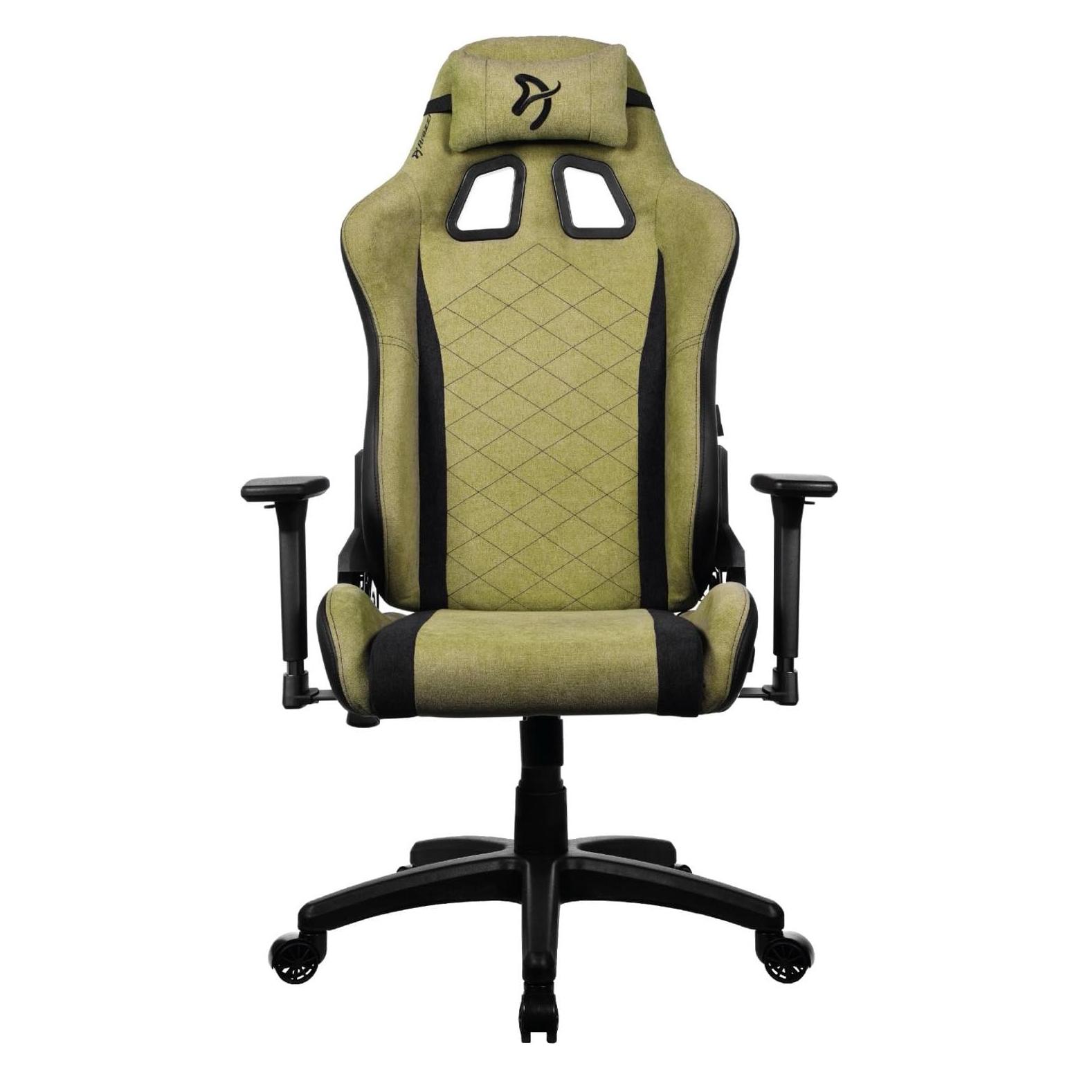 Arozzi Soft Fabric | Gaming Chair | Avanti SoftFabric | Moss Green (AVANTI-SFB-MGN)