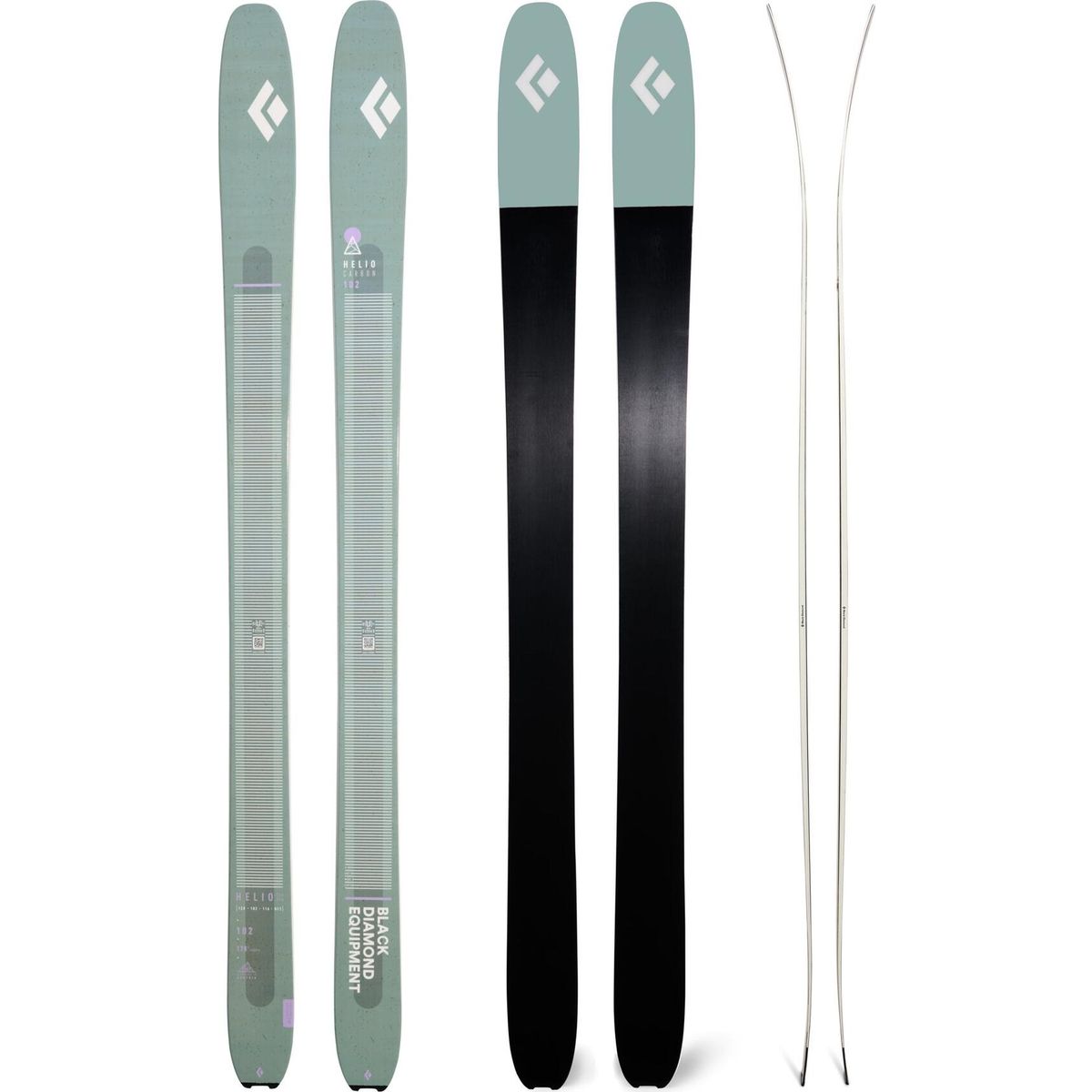 Black Diamond Helio Carbon 102 Skis no color (0000) 164 BD11515000001641