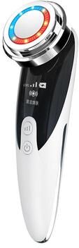 United Ultrasonic Facial Cleanser With LED Ion Face Massager pink
