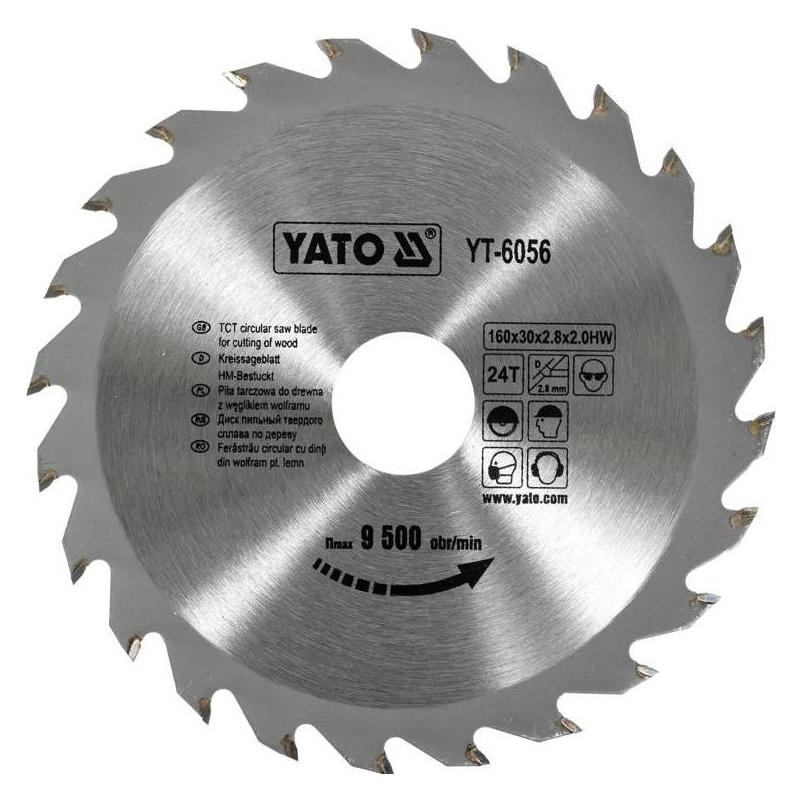 Yato Plattensäge für Holz 160x30mm 24 mit YT-6056 (YT-6056)