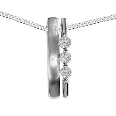 Kette mit Anhänger OSTSEE-SCHMUCK "Ostsee-Schmuck Kette mit Anhänger Gleiter-Alicia" Gr. 42, silber, Halsketten, Damen, 42cm, Silber 925 (Sterlingsilber), L: 42