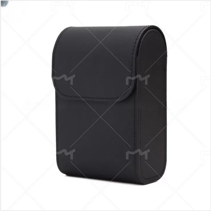 INF Premium Golf Entfernungsmesser Tasche - Schützende PU Lederhülle Schwarz