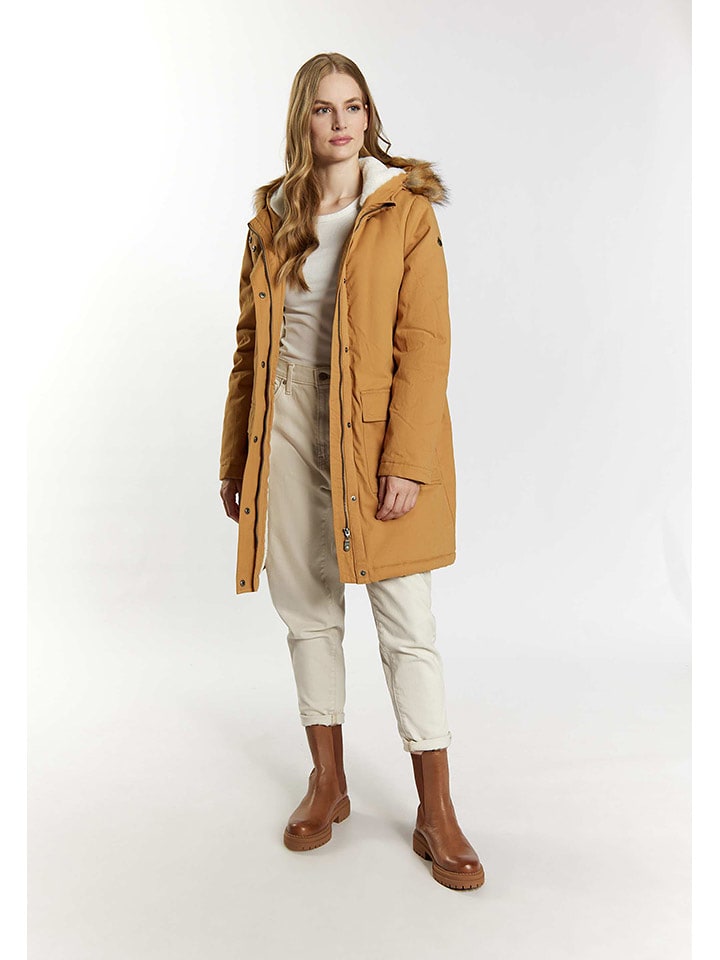 Schmuddelwedda Winterparka in Hellbraun - M