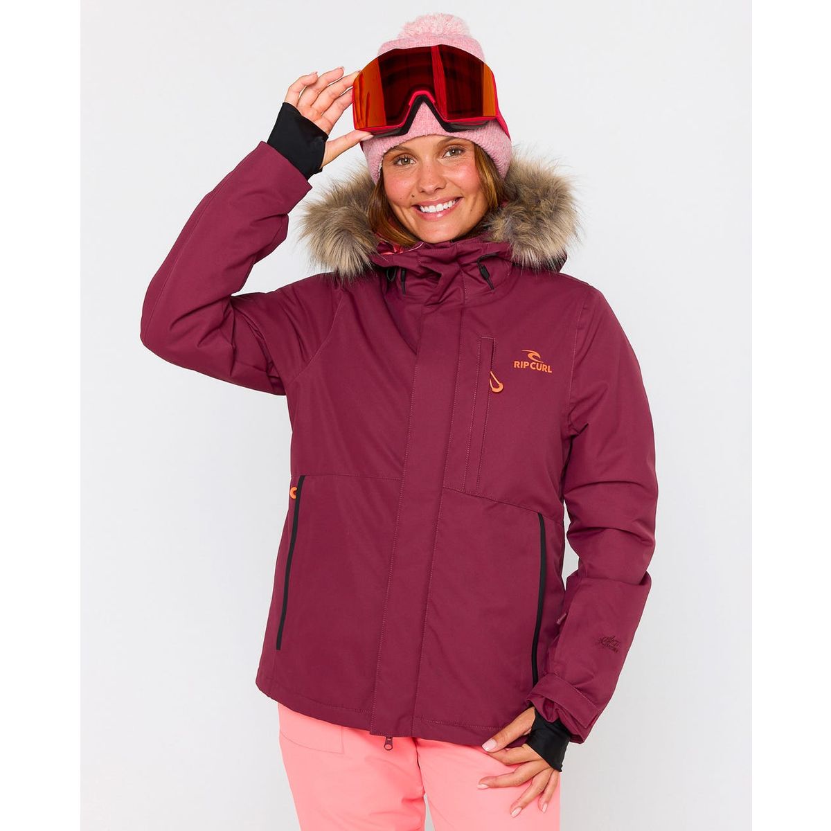 RipCurl Anti Series Parker Jacket 10K/10K burgundy (0043) S 00KWOU_0043_S