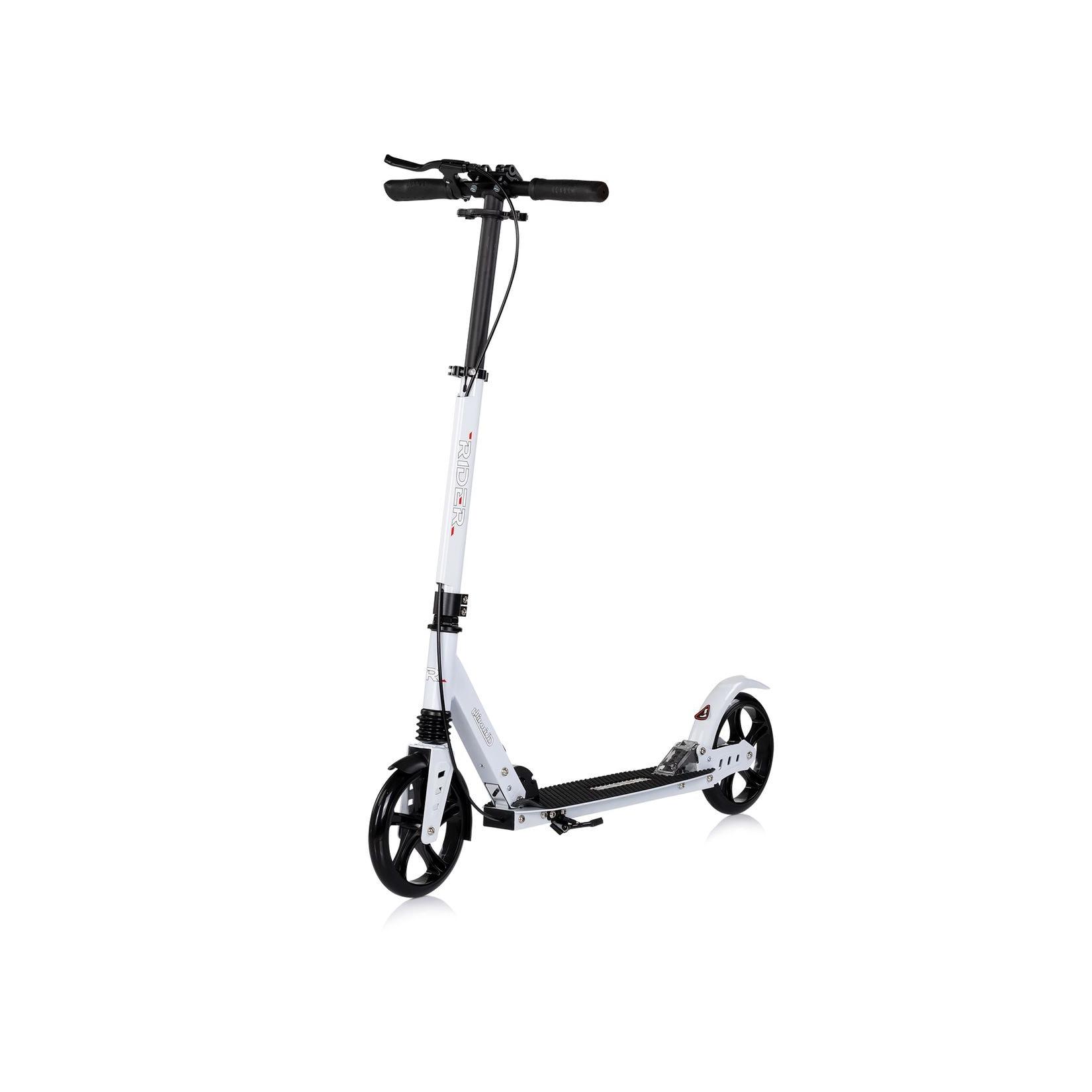 Chipolino Kinderroller Rider PU-Räder klappbar Stoßdämpfer höhenverstellbar weiß