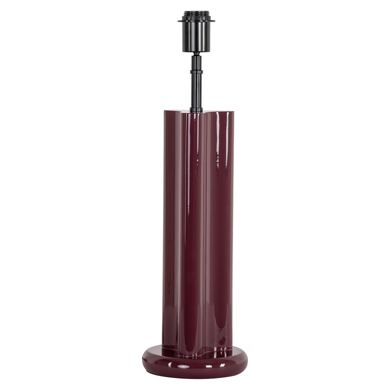 Richmond Interiors Tafellamp Alina Burgundy 55 cm (exclusief kap)