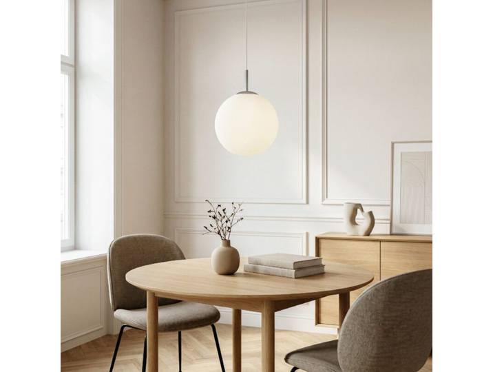 Liadomo Pendelleuchte Kyra, 1-flammig, mattiertes Opalglas, E27
