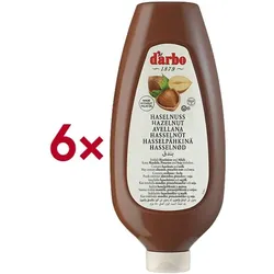 d'arbo Nuss-Nougat-Creme »Haselnuss« 6 Stück je 880 g braun