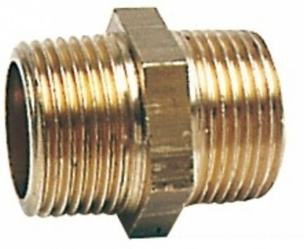 Osculati Niple doppio in ottone 3"