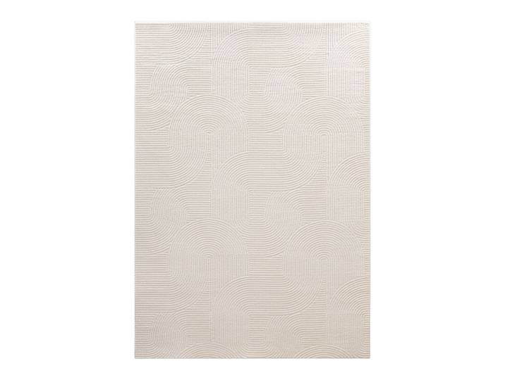 Tapis à relief blanc crème 140x200