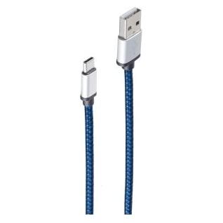 Shiverpeaks BS14-50024 USB Kabel 2 m USB 2.0 USB A USB C Blau (2 m, USB 2.0) (BS14-50024)