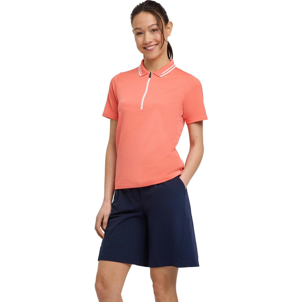 Falke Damen Golf Polo Shirt coral (8017) (8017) M 37511-8017-M