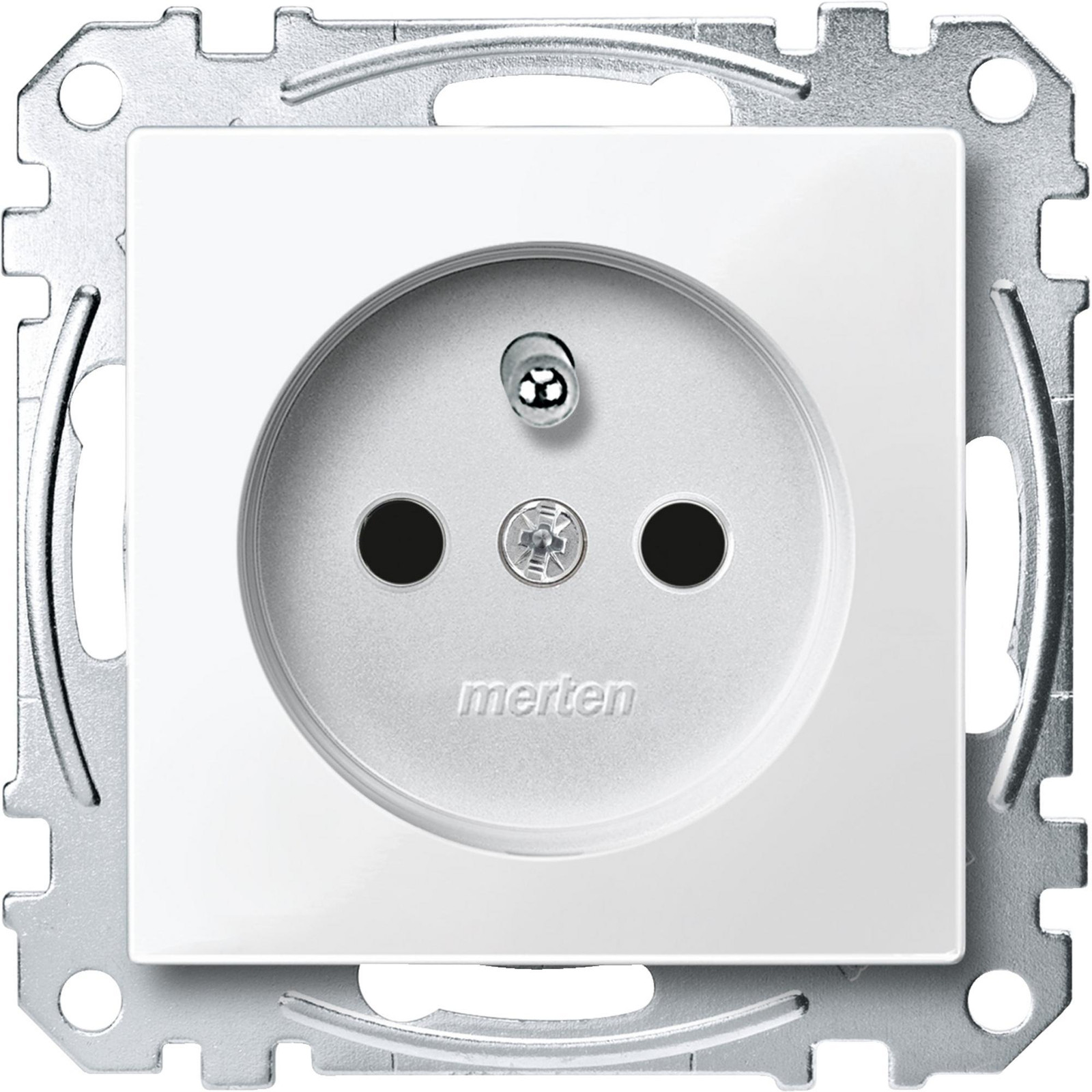 Merten stopcontact pws/gl MEG2500-0319