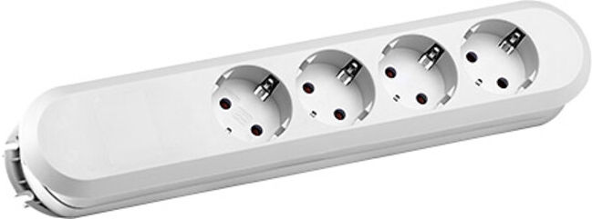 Bachmann Multiprise 4x blanc sans interrupteur 381.223K (381.223K)