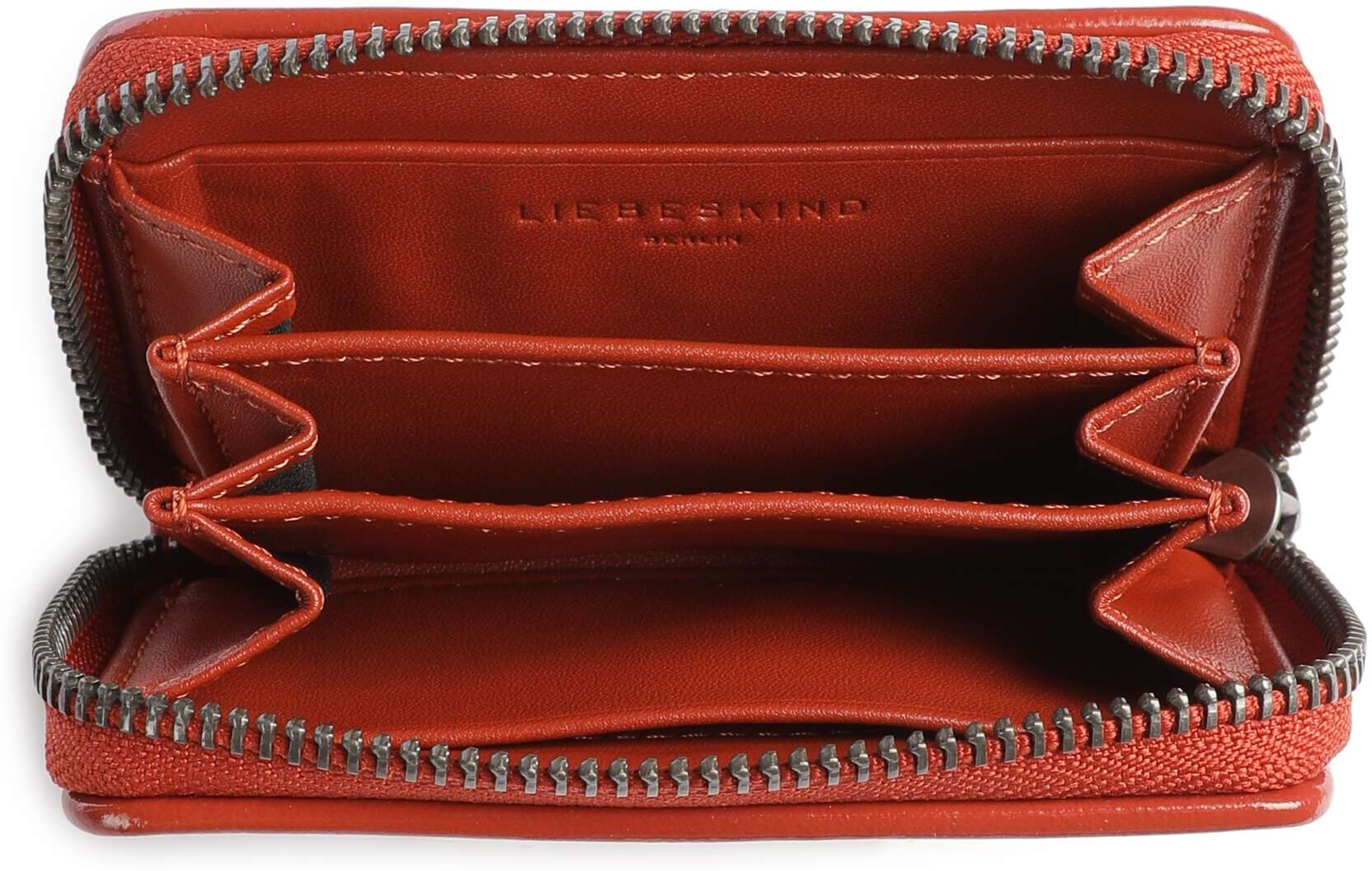 Liebeskind Mino Faye Shiny XS Geldbörse, orange