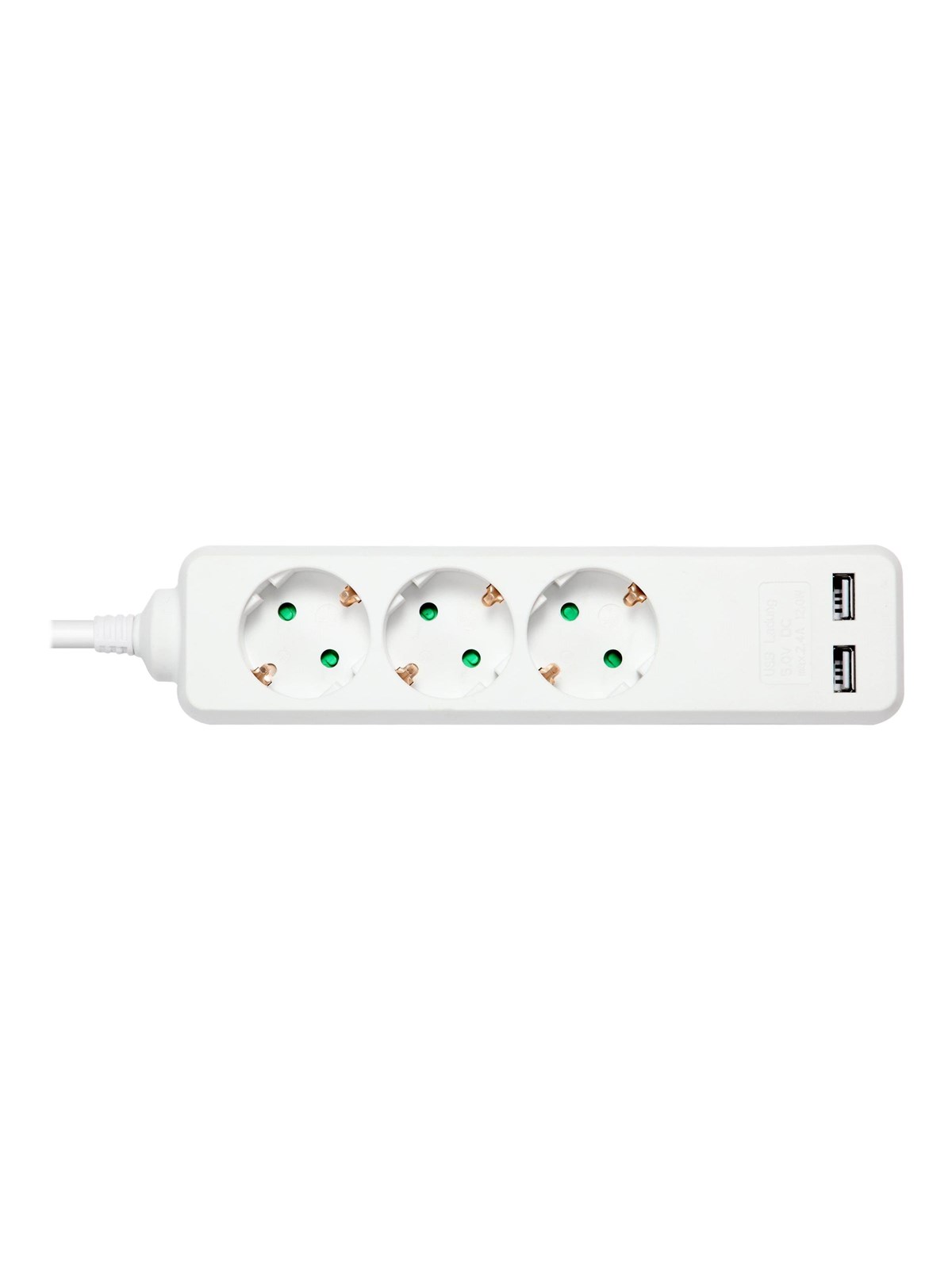 Deltaco GT-0310 Power Strip - 1.5 m