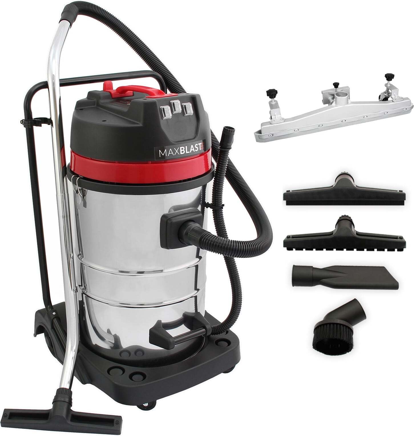 Maxblast industriële stofzuiger 80 liter 3000W van Monster Shop