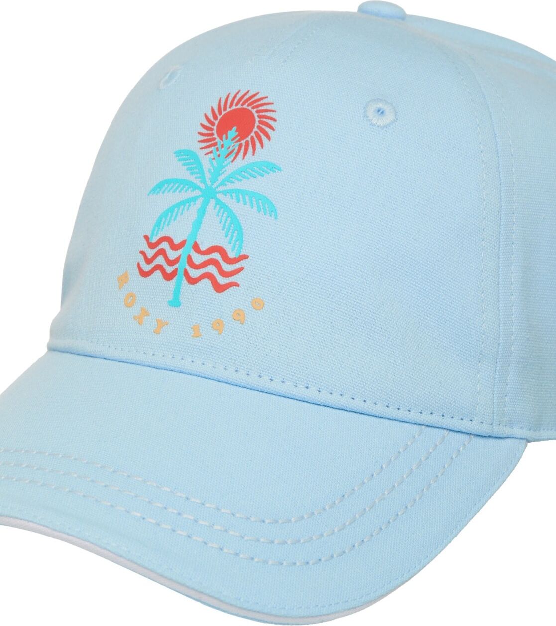 Flex Cap ROXY "Live Forever", Damen, blau (airy blau), Obermaterial: 65% Baumwolle, 35% Baumwolle., Caps Flex Cap