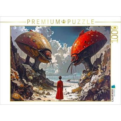CALVENDO Puzzle Die Ankunft der Boten | 1000 Teile Lege-Größe 64x48cm Foto-Puzzle für glückliche Stunden