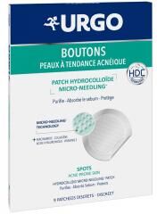 Urgo Boutons 9 Patchs Hydrocolloïdes Micro-Needling - Boîte